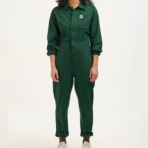Lucy & Yak Carmen Cotton Jumpsuit size S in Green